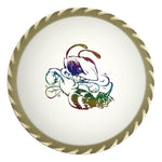 #10 Clear/White (Rainbow) 175-176 Fuzed Line Buzzz with Bee Stamp (Vault Reserves)
