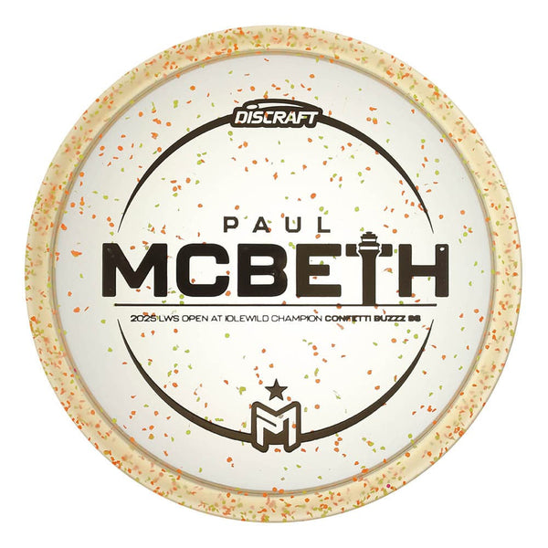 #16 Orange-Yellow Confetti (Black) 173-174 Paul McBeth Victory Edition Z Confetti Buzzz SS