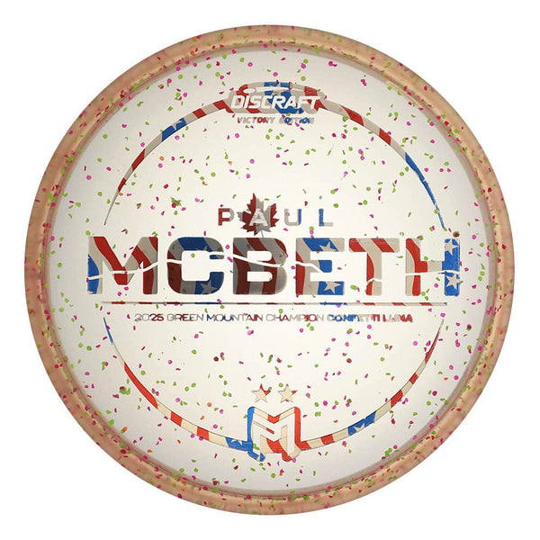 #7 Clear (Flag) 173-174 Paul McBeth Victory Edition Z Confetti Luna