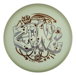 #10 UV Glo Blue (Silver Sparkle & Copper Metallic) 173-174 Paul McBeth UV Z Glo 'Graffiti' Zone