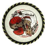 #17 Green-Blue Sparkle (Black/Woodgrain/Red Lasers) 175-176 CryZtal Sparkle FuZed Buzzz w/ Midnight ESP Rim