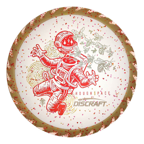 #1 Clear Confetti Buzzzsaw (Red Matte/Silver Holo/Gold Dots) 173-174 Discraft x Thoughtspace Discs