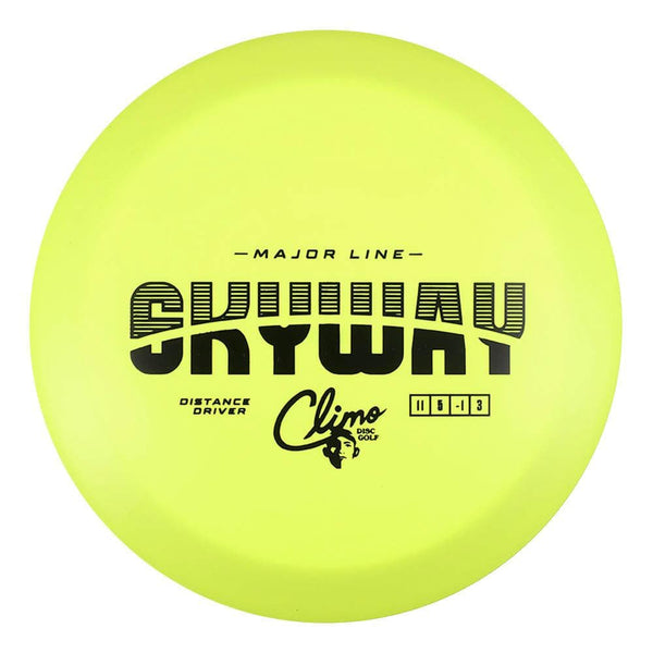 #5 Yellow (Black) 155-159 Climo Disc Golf Major Line Skyway