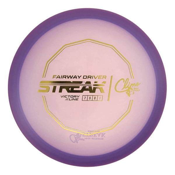 #3 (Gold Metallic) 173-174 Climo Disc Golf Victory Line Streak