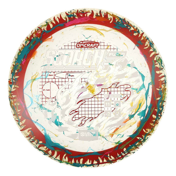 #112 Red Rim (EXACT DISC) 173-174 Charity Jawbreaker Z Flx Scorch w/ Solid ESP Rim