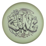 #8 UV Glo Blue (Silver Brushed & Silver Sparkle) 173-174 Paul McBeth UV Z Glo 'Graffiti' Zone