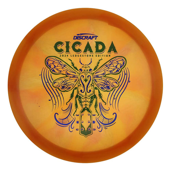 #23 (Green Matte/Blue Dark Shatter) 175-176 Z Swirl Cicada