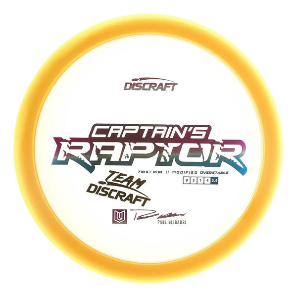 #7 Captain's Raptor - Z (Winter Sunset/Black(Team Stamp)) 173-174 Butcher's Block (Vault Preview)