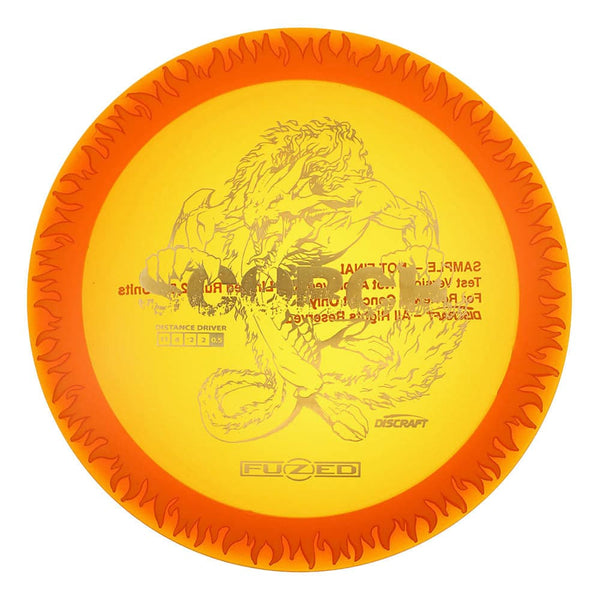 #12 Orange (Gold Linear Holo) 173-174 LE Sample Fuzed Flaming Scorch