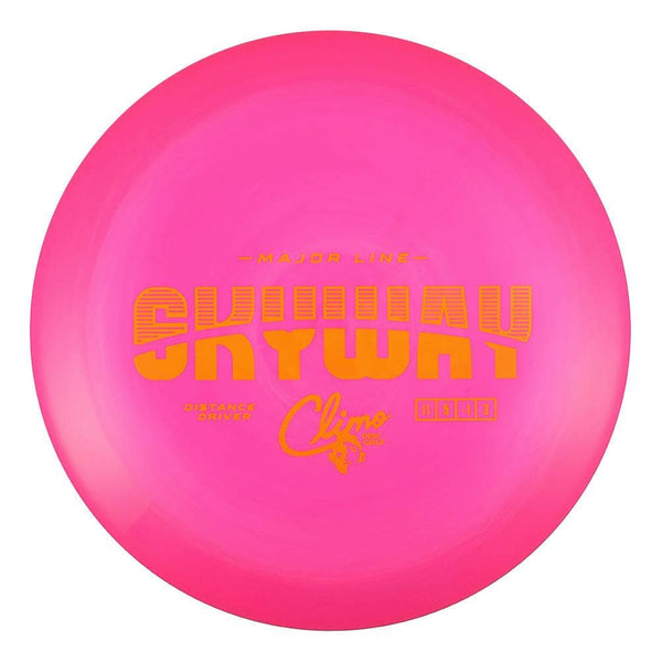 #3 Pink (Yellow Matte) 155-159 Climo Disc Golf Major Line Skyway