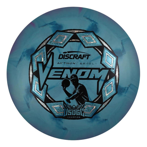 #41 (Black/Snowflakes/Silver Holo Stars) 173-174 Anthony Barela Victory Edition ESP Swirl Venom