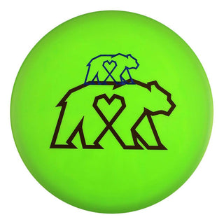 #4 Green (Brown Matte & Blue Dark Shatter) 173-174 Brian Earhart Bearhart Big Z FLX Zone
