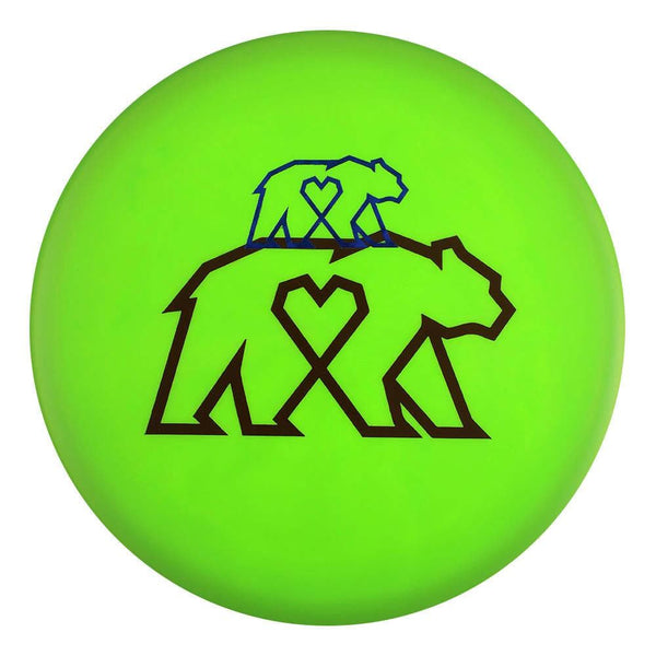 #4 Green (Brown Matte & Blue Dark Shatter) 173-174 Brian Earhart Bearhart Big Z FLX Zone