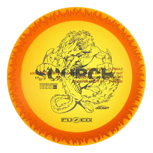 #11 Orange (Blue Matte) 173-174 LE Sample Fuzed Flaming Scorch