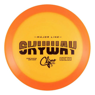 #2 Orange (Black) 155-159 Climo Disc Golf Major Line Skyway
