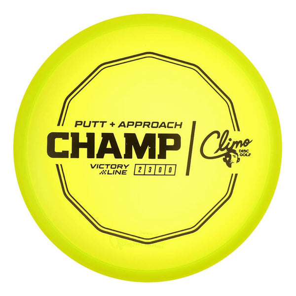 #14 Yellow (Black) 173-174 Climo Disc Golf Victory Line Champ