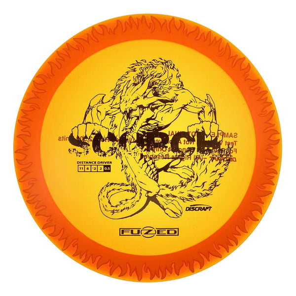 #10 Orange (Black) 173-174 LE Sample Fuzed Flaming Scorch
