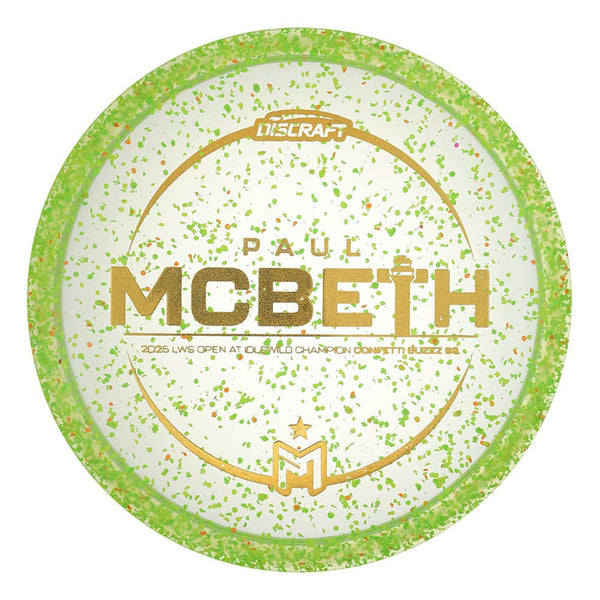 #11 Green-Yellow Confetti (Gold Sparkle) 173-174 Paul McBeth Victory Edition Z Confetti Buzzz SS