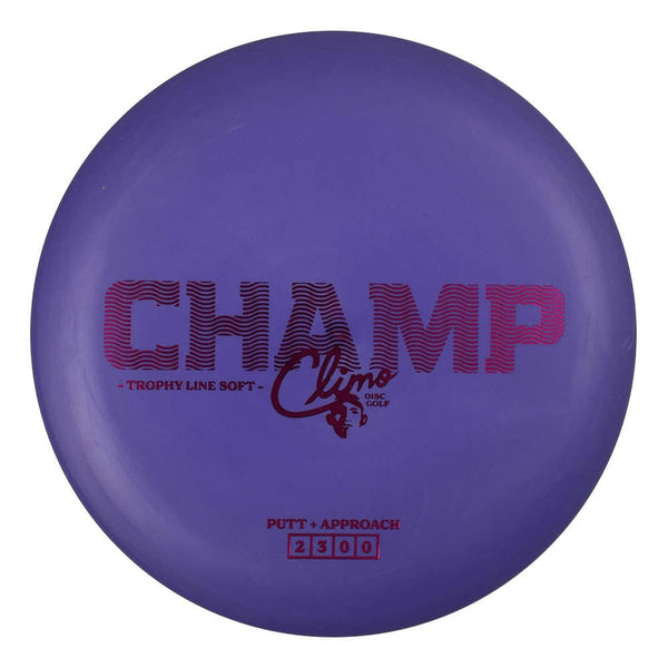 #11 Purple (Magenta Metallic) 175-176 Climo Disc Golf Trophy Line Soft Champ