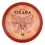 #20 (Brown Matte/Orange Sparkle Stars) 175-176 Z Swirl Cicada