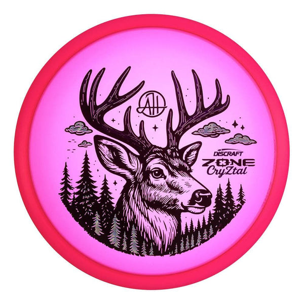 #17 Pink (Black/Purple Metallic/Spirograph) 173-174 Adam Hammes CryZtal Tri-Foil Zone