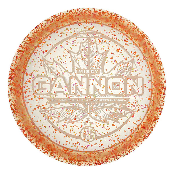 #6 Orange (White Matte) 167-169 Missy Gannon Maple Hill Confetti Thrasher