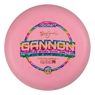 #71 (Rainbow Shatter Tight) 173-174 Missy Gannon ESP Swirl Signature Series Challenger SS