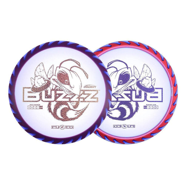 #18 Purple/Pink (Gold Dots) 173-174 Fuzed Line Buzzz with Saw Pattern