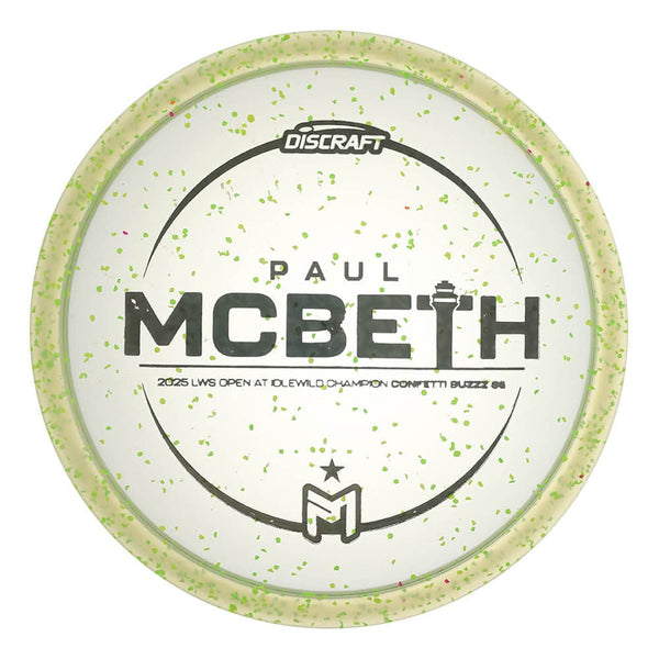#9 Green-Yellow Confetti (Black Orbs) 173-174 Paul McBeth Victory Edition Z Confetti Buzzz SS