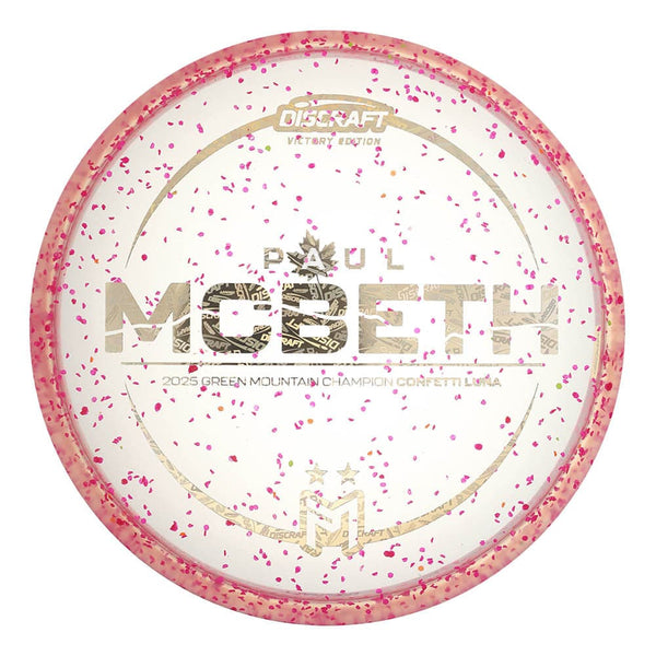 #28 Pink (Discraft) 173-174 Paul McBeth Victory Edition Z Confetti Luna