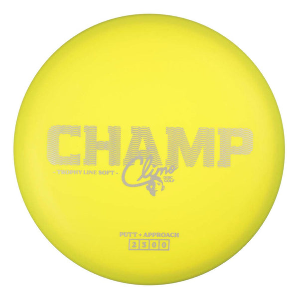 #9 Yellow (Silver Matte-allic) 173-174 Climo Disc Golf Trophy Line Soft Champ