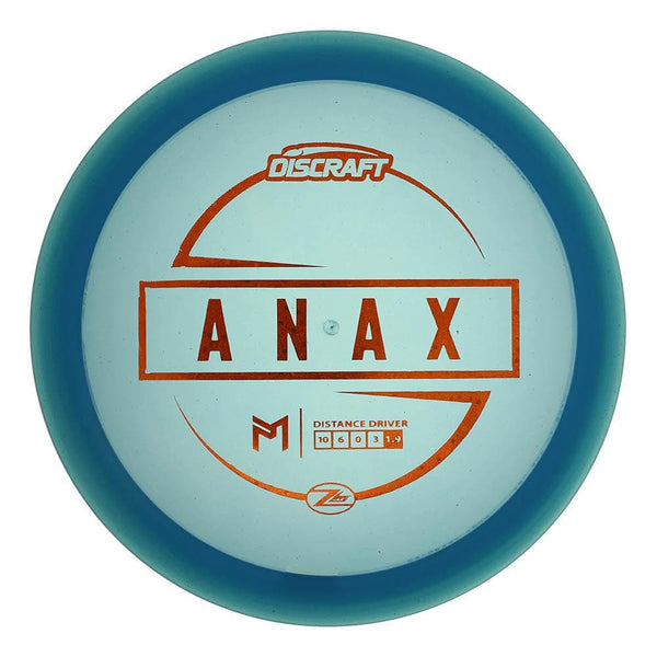 #4 Blue (Orange Sparkle Stars) 155-159 Paul McBeth Z Lite Anax