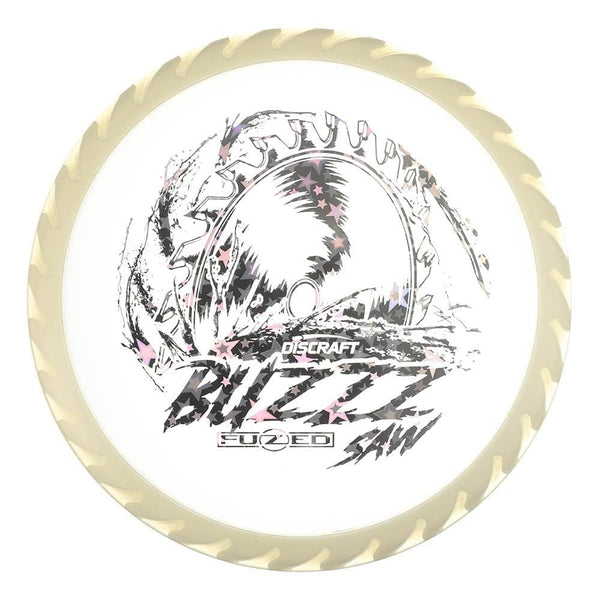 #39 Clear/White (Silver Holo Stars) 177+ BuzzzSaw LE Fuzed Line Buzzz