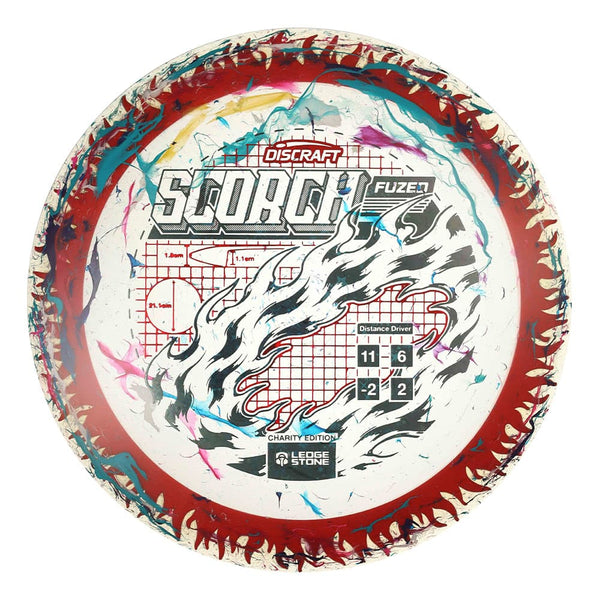 #106 Red Rim (EXACT DISC) 173-174 Charity Jawbreaker Z Flx Scorch w/ Solid ESP Rim