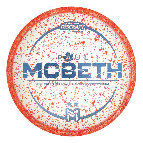 #27 Pink (Blue Sparkle Stars) 173-174 Paul McBeth Victory Edition Z Confetti Luna