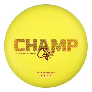 #8 Yellow (Orange Metallic) 173-174 Climo Disc Golf Trophy Line Soft Champ