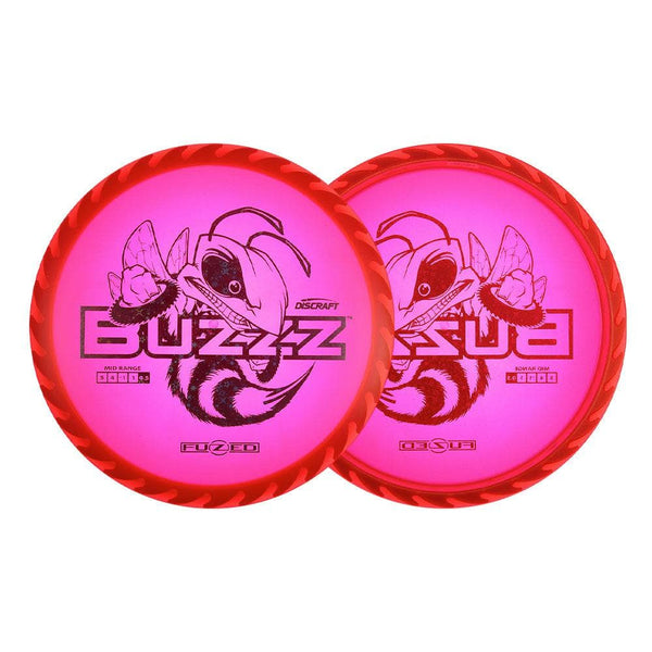 #21 Red/Peach (Starry Night) 173-174 Fuzed Line Buzzz with Saw Pattern