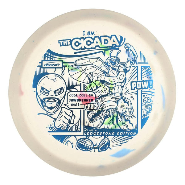 #7 White (Blue Metallic) 106-110 Jawbreaker Lite Cicada