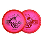 #24 Red/Pink (Oil Slick) 173-174 Fuzed Line Buzzz with Saw Pattern