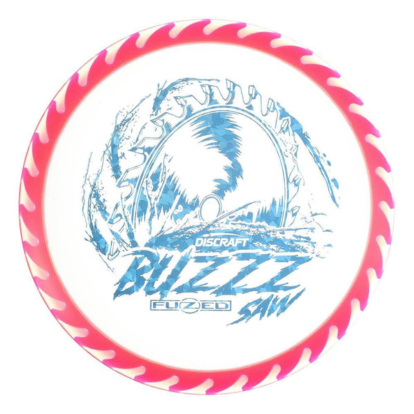 #34 Clear/Hot Pink (Blue Light Shatter) 177+ BuzzzSaw LE Fuzed Line Buzzz