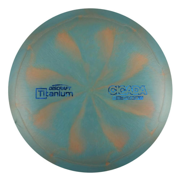 #4 (Blue Pebbles) 170-172 Titanium (Ti) Swirl Cicada
