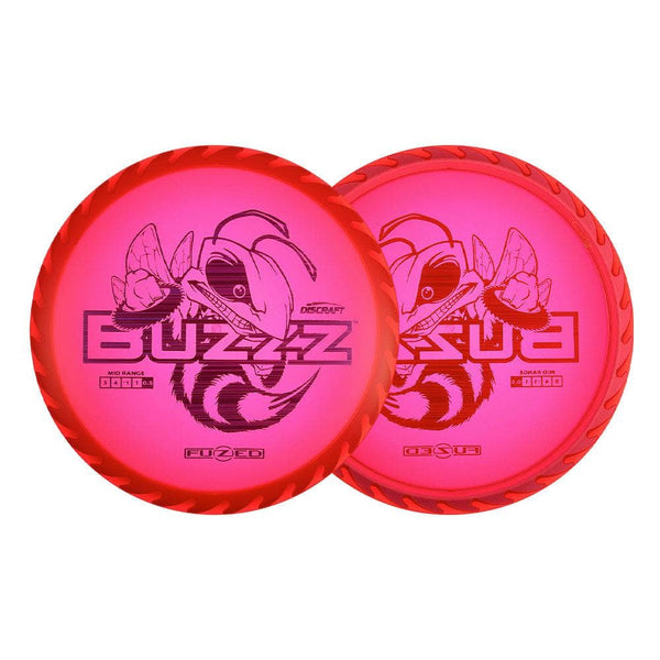 #25 Red/Pink (Purple Lasers) 173-174 Fuzed Line Buzzz with Saw Pattern