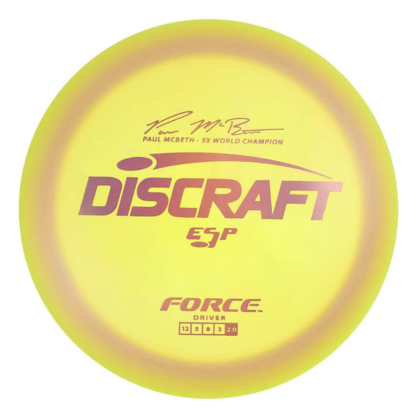 #20 (Pink Holo) 170-172 Paul McBeth 5x ESP Force