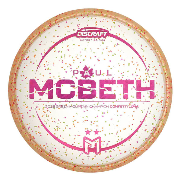 #21 Orange Hue (Magenta Shatter) 173-174 Paul McBeth Victory Edition Z Confetti Luna