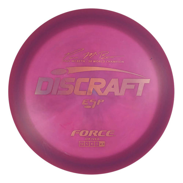 #19 (Pink Holo) 170-172 Paul McBeth 5x ESP Force