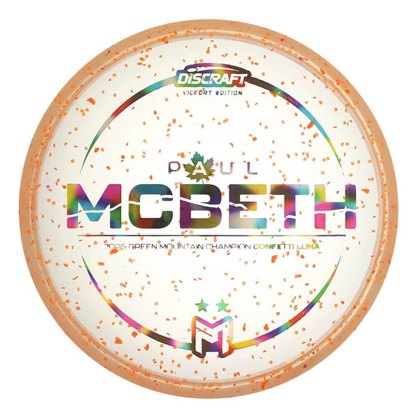 #20 Orange Hue (Jellybean) 173-174 Paul McBeth Victory Edition Z Confetti Luna