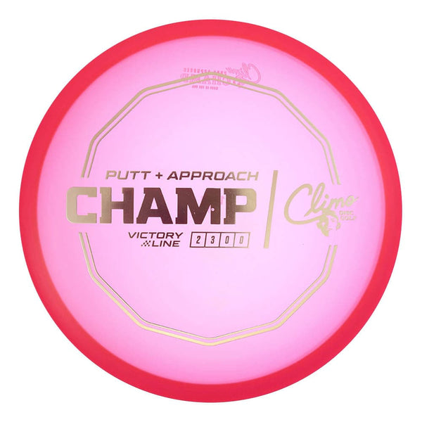 #3 Pink (Silver Metallic) 170-172 Climo Disc Golf Victory Line Champ