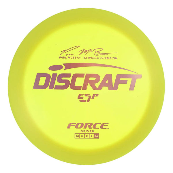 #18 (Pink Holo) 170-172 Paul McBeth 5x ESP Force