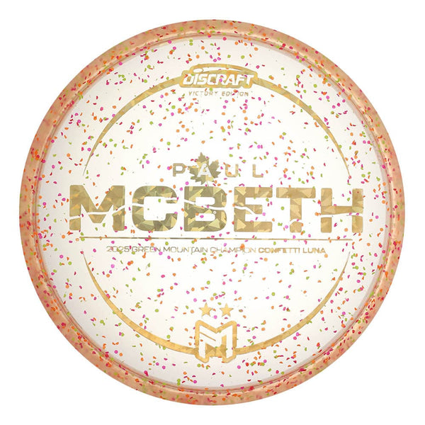 #19 Orange Hue (Gold Shatter) 173-174 Paul McBeth Victory Edition Z Confetti Luna