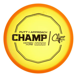 #2 Orange (Black) 170-172 Climo Disc Golf Victory Line Champ